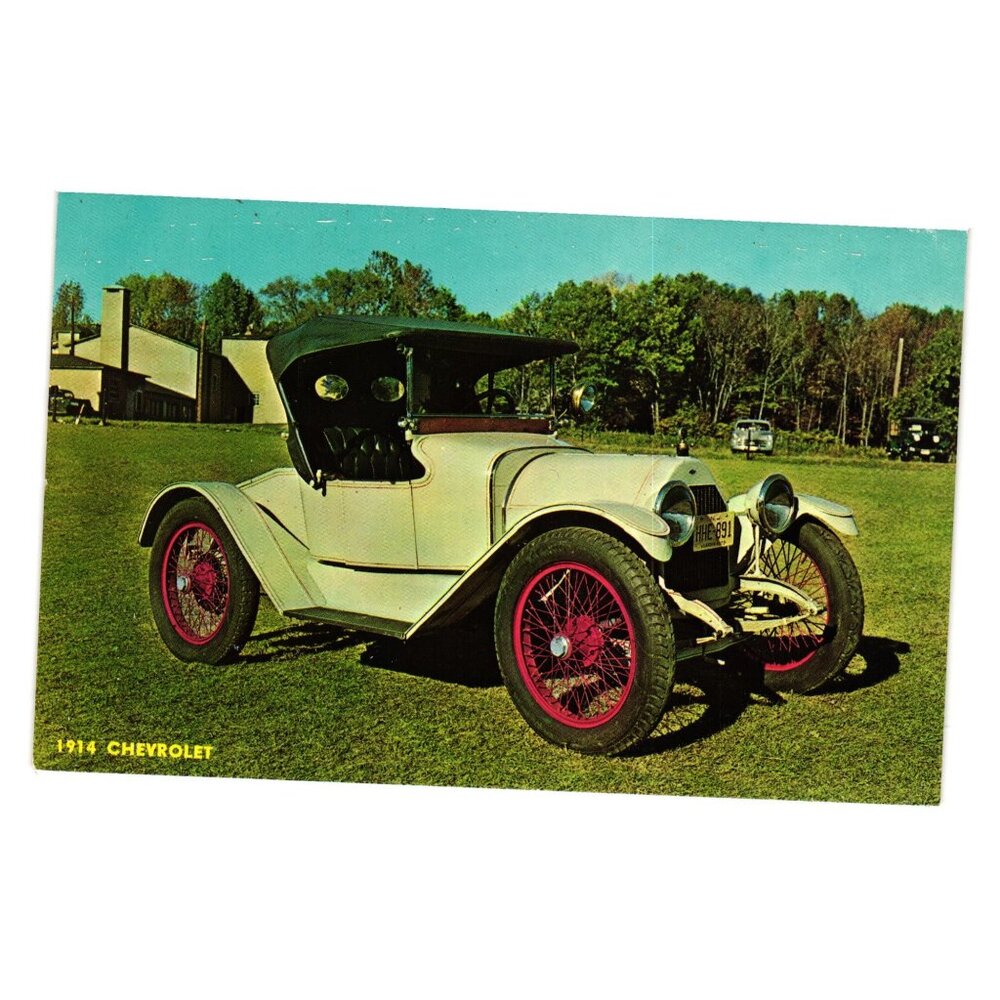 1914 Chevrolet Vintage Postcard Genuine Color Dexter Press Free Lance Guild USA